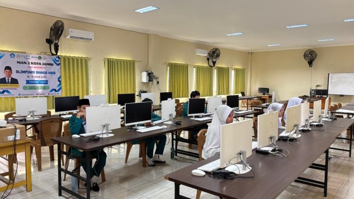 Semangat Prestasi, Enam Siswa MAN 2 Kota Jambi Ikuti Olimpiade Bahasa Arab Tingkat Madrasah Tahun 2026