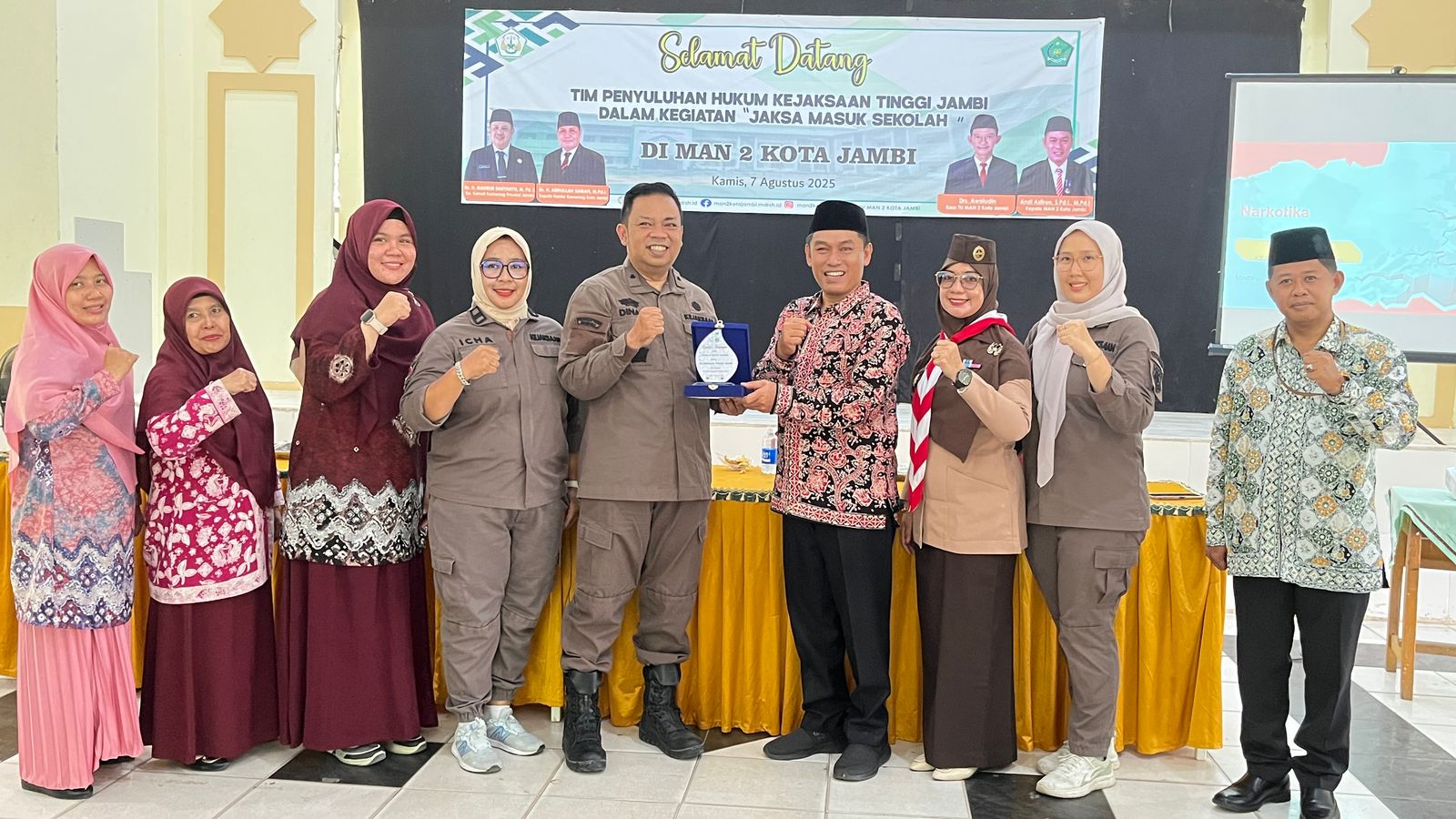 Edukasi Anti Narkotika Lewat Program Jaksa Masuk Sekolah di MAN 2 Kota Jambi 