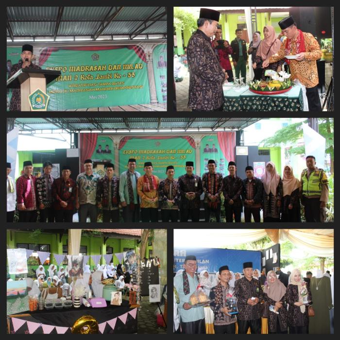 Pelaksanaan Ekspo Keterampilan, Bazar dan Milad MAN 2 Kota Jambi ke -33 berlangsung sukses