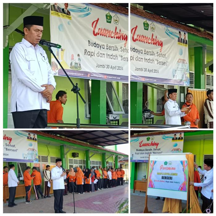 Peresmian Program MAN 2 Kota Jambi BERSERI Dilakukan oleh Kepala Kantor Kementerian Agama Kota Jambi