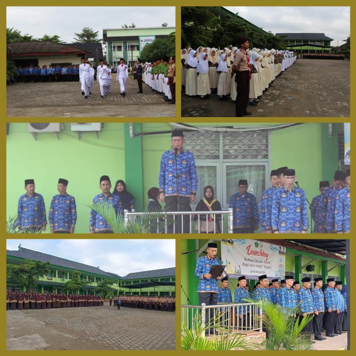 Upacara Gabungan Peringati Hari Pendidikan Nasional Di MAN 2 Kota Jambi