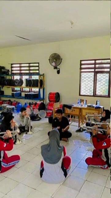 Drum Corps Nahdatu at Thalibin Berlatih Keras untuk Pembukaan MTQ Kecamatan