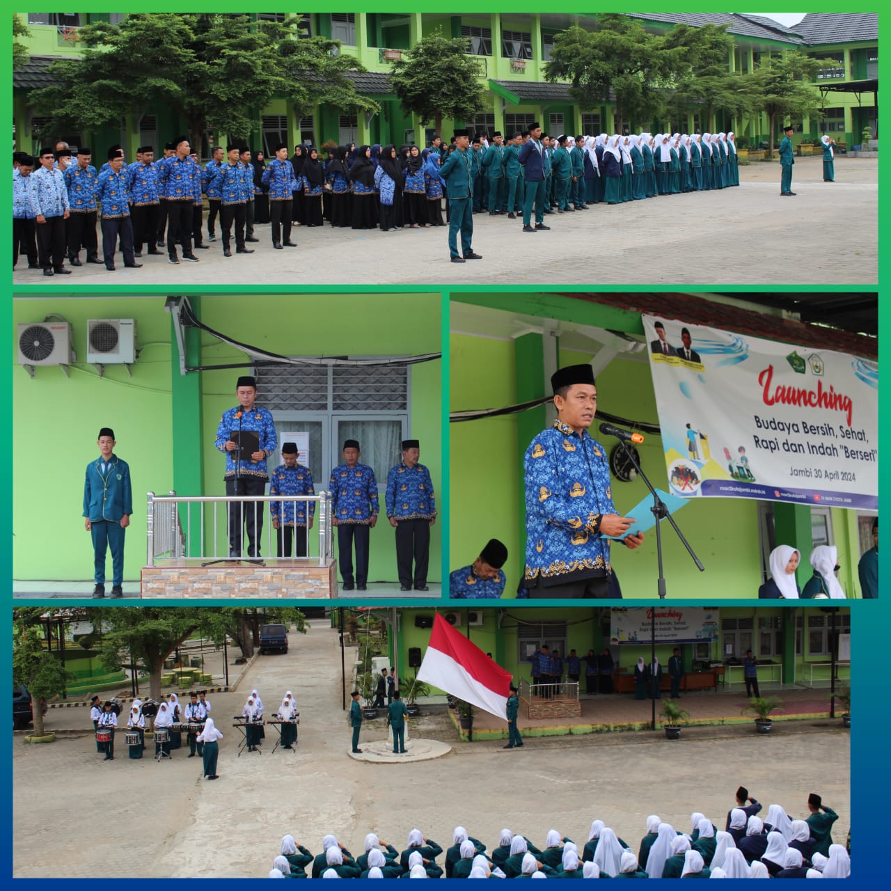 MAN 2 Kota Jambi Laksanakan Upacara Peringatan Hari Lahir Pancasila