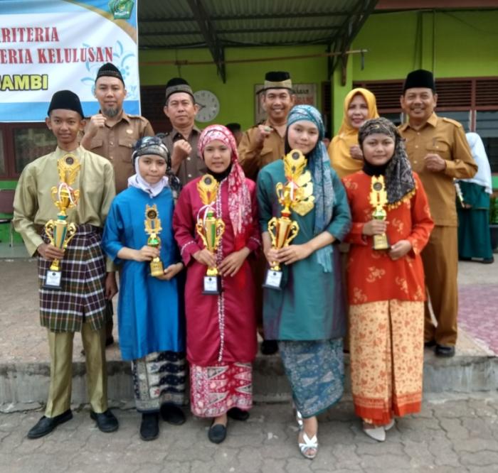 Siswa-siswi MAN 2 Kota Jambi, Raih Predikat Putra-Putri Jambi