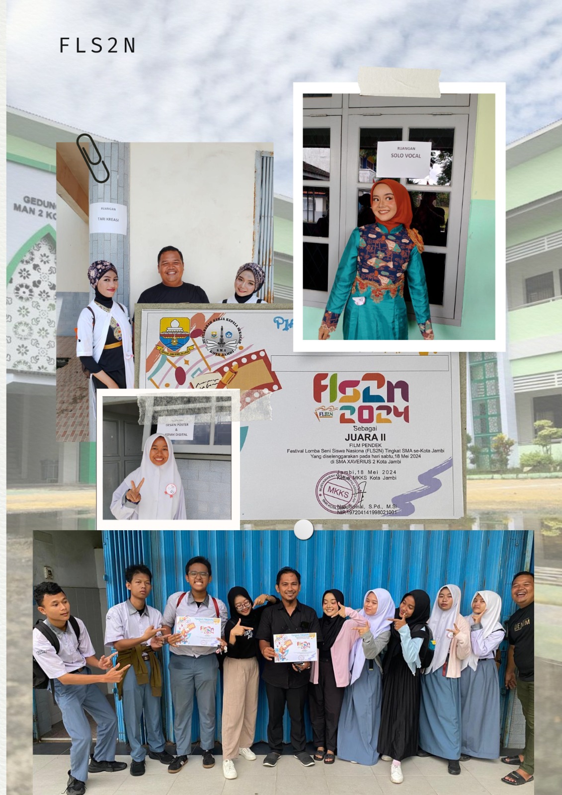 Alhamdulillah MAN 2 Kota Jambi Mencetak Sejarah Baru di Ajang FLS2N
