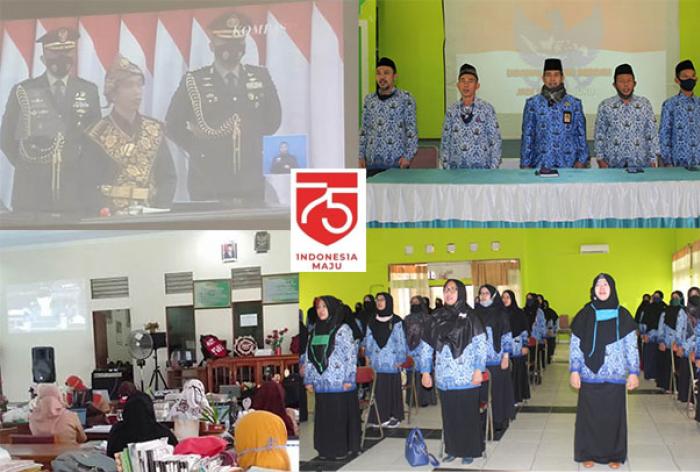 Do'a Kebangsaan dan Khotmil Qur'an Warnai Peringatan HUT ke-75  Kemerdekaan RI di MAN 2 Kota Jambi