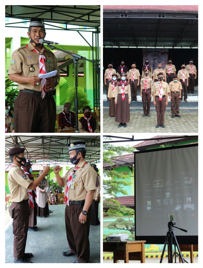 Gerakan Pramuka Ambalan Sunan Kalijaga-Cut Nyak Dien MAN 2 Kota Jambi Menyelenggarakan PTA Semi Virtual