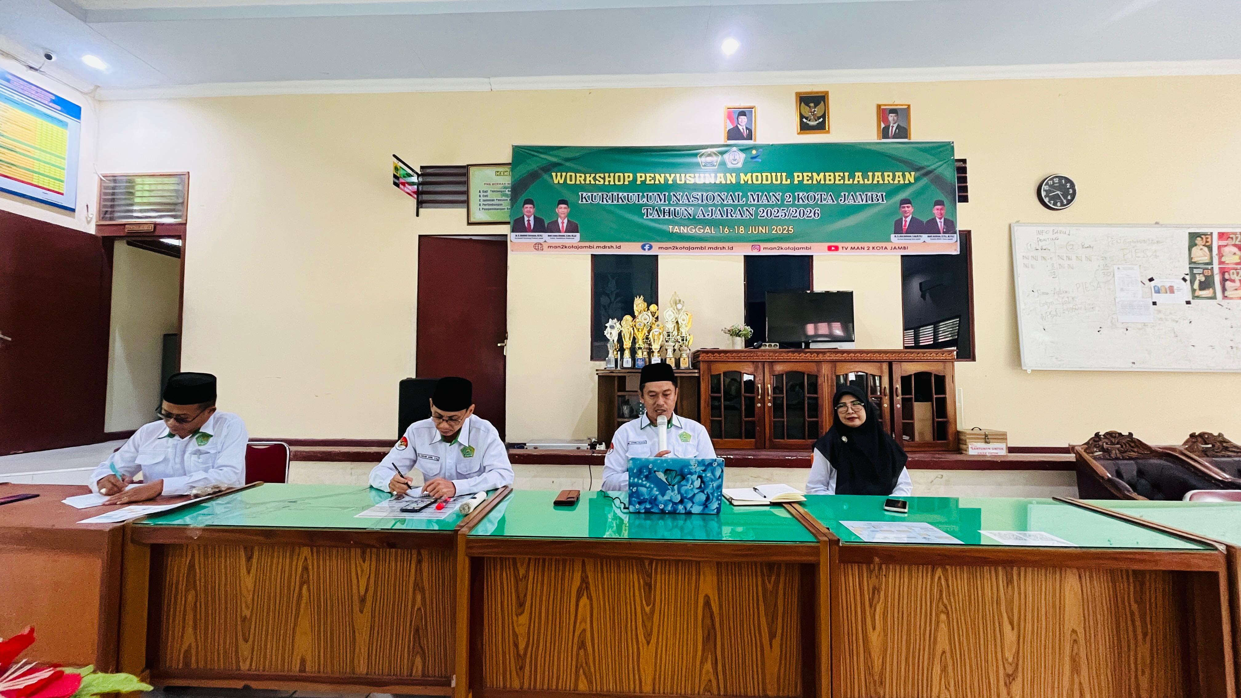 Rapat Awal Tahun Ajaran, MAN 2 Kota Jambi Mantapkan Langkah Menuju Layanan Pendidikan Maksimal
