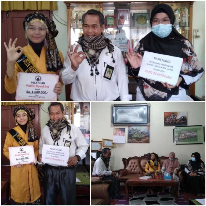 Membanggakan, Siswa MAN 2 Kota Jambi Raih Duta GenRe Inspirator Sosial Media Kota Jambi Tahun 2021
