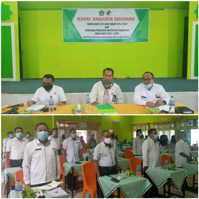 Koperasi Tunas Muda MAN 2 Kota Jambi Selenggarakan RAT Tahun Buku 2019 dan 2020