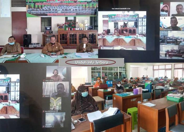 Rapat Kelulusan Kelas XII MAN 2 Kota Jambi Digelar Secara Semi Virtual