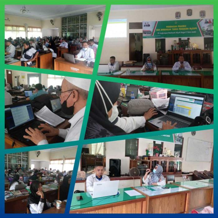 MAN 2 Kota Jambi Gelar Pelatihan Penggunaan Aplikasi Rapor Digital Madrasah