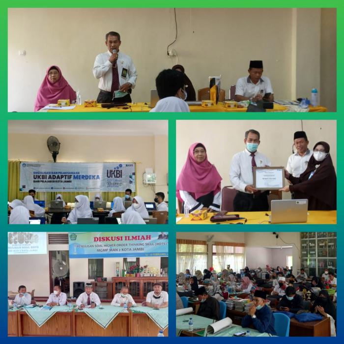 MAN 2 Kota Jambi Mengadakan Diskusi Ilmiah Pembuatan Soal HOTS dan Menyelenggarakan Uji Kemahiran Berbahasa Indonesia (UKBI)