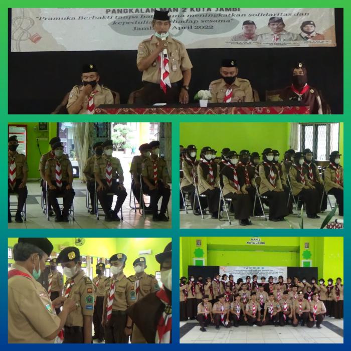 Dewan Ambalan Sunan Kalijaga-Cut Nyak Dien Selenggarakan Pelantikan Pengurus Masa Bakti 2021/2022