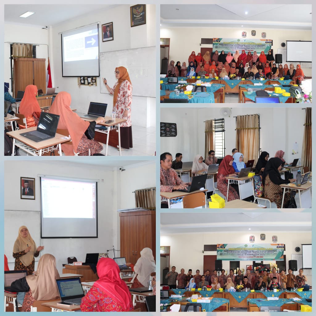 Antusias Guru MAN 2 Kota Jambi Ikuti Workshop Penyusunan Modul Ajar KurNas