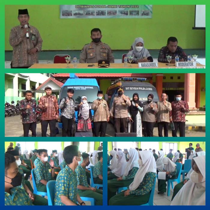 Wujudkan Indonesia Bersinar, Polda Kota Jambi Selenggarakan Penyuluhan di MAN 2 Kota Jambi