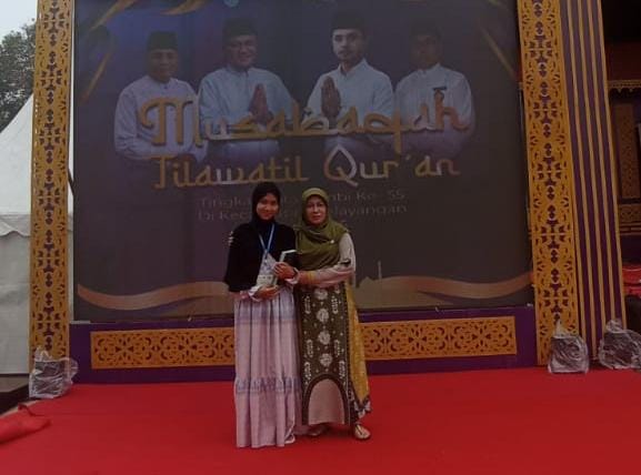 Mutia Khafidz Azzahro Tampil Impresif di MTQ Kota Jambi, Wakili Kecamatan Pasar pada Cabang Tilawah Remaja