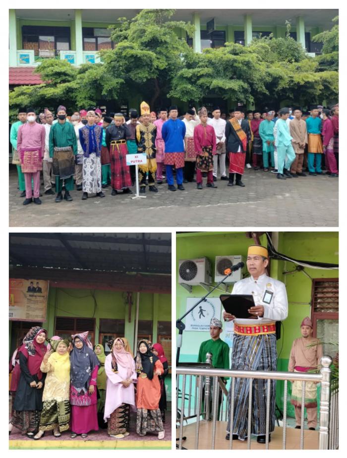 Peringati Sumpah Pemuda ke-94, MAN 2 Kota Jambi Selenggarakan Upacara Bendera 