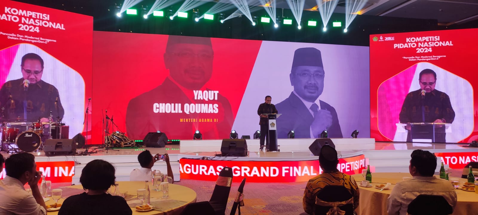 Malam Puncak Kompetisi Pidato Nasional 2024: Gus Men Motivasi Generasi Muda, Peserta dari MAN 2 Kota Jambi menjdai Finalis