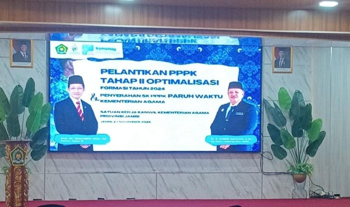 Muhamad Haviz Resmi Dilantik sebagai PPPK, Kembali Mengabdi di MAN 2 Kota Jambi