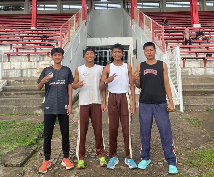 Empat Pelari MAN 2 Kota Jambi Melaju ke Final 4x100 Meter Putra pada Jambi Open Athletics Championship 2025