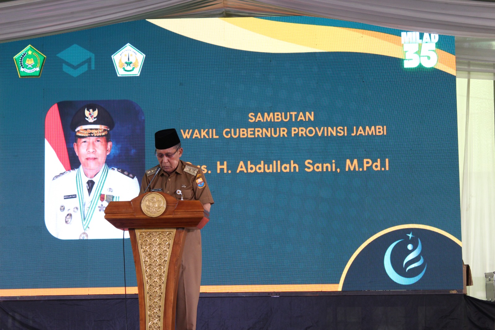 Meriah dan Penuh Semangat, Wakil Gubernur Jambi Hadiri Milad ke-35 MAN 2 Kota Jambi