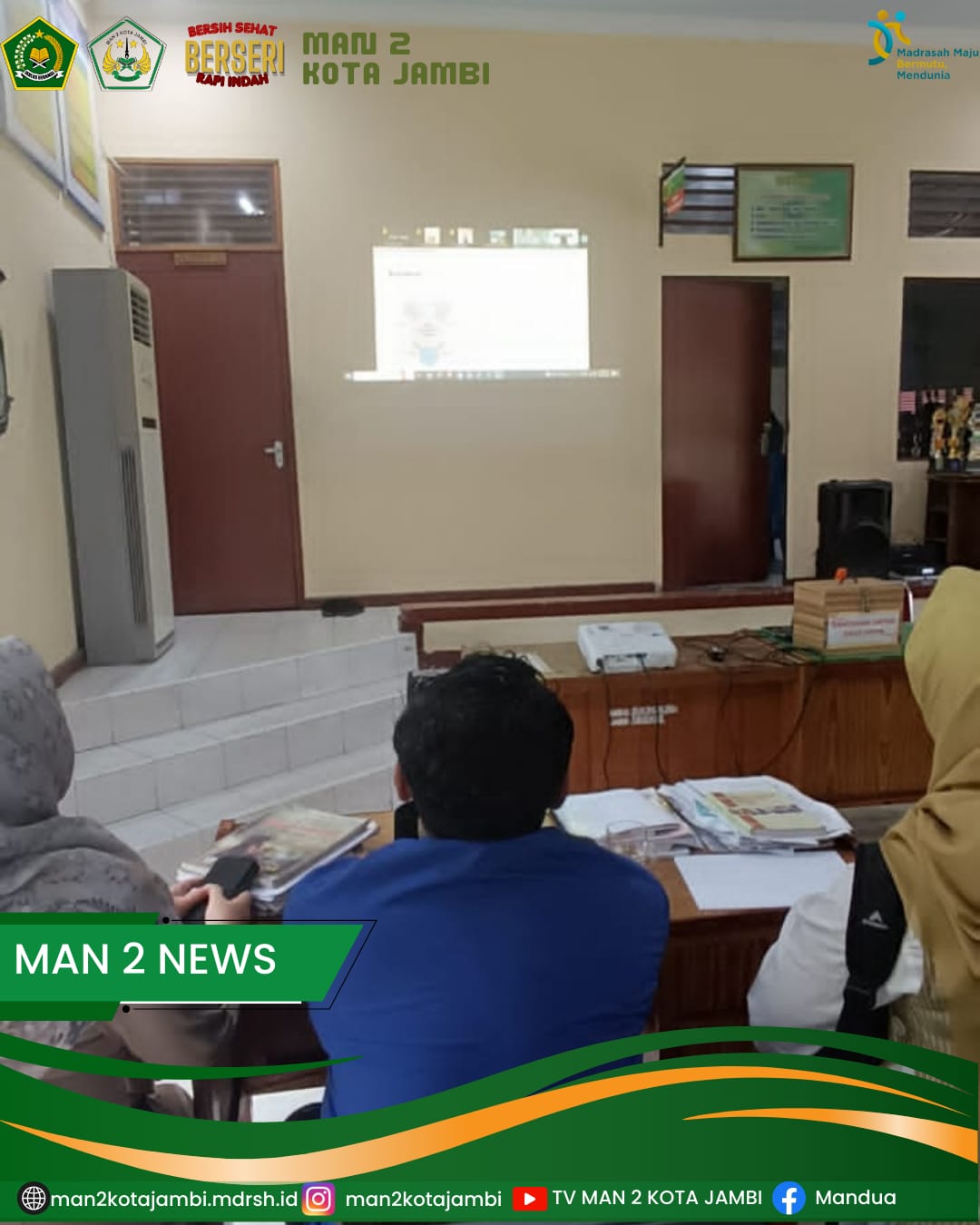 MAN 2 Kota Jambi Aktif Ikuti Kegiatan Kurikulum dan Moderasi Beragama Secara Virtual