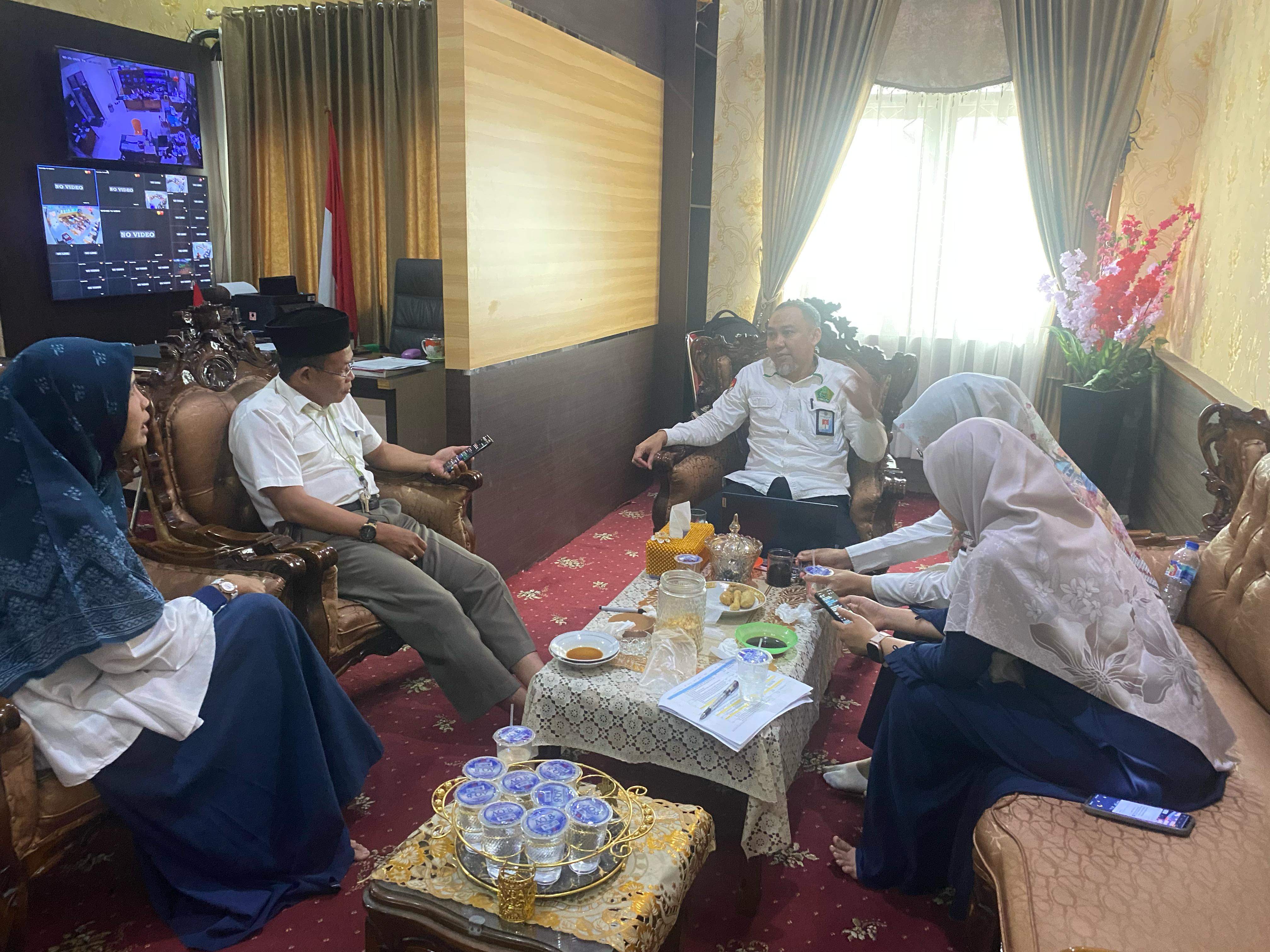 Pengawas Madrasah Bina dan Pantau Pembelajaran Fikih, Aqidah Akhlak, serta Modul P5RA di MAN 2 Kota Jambi