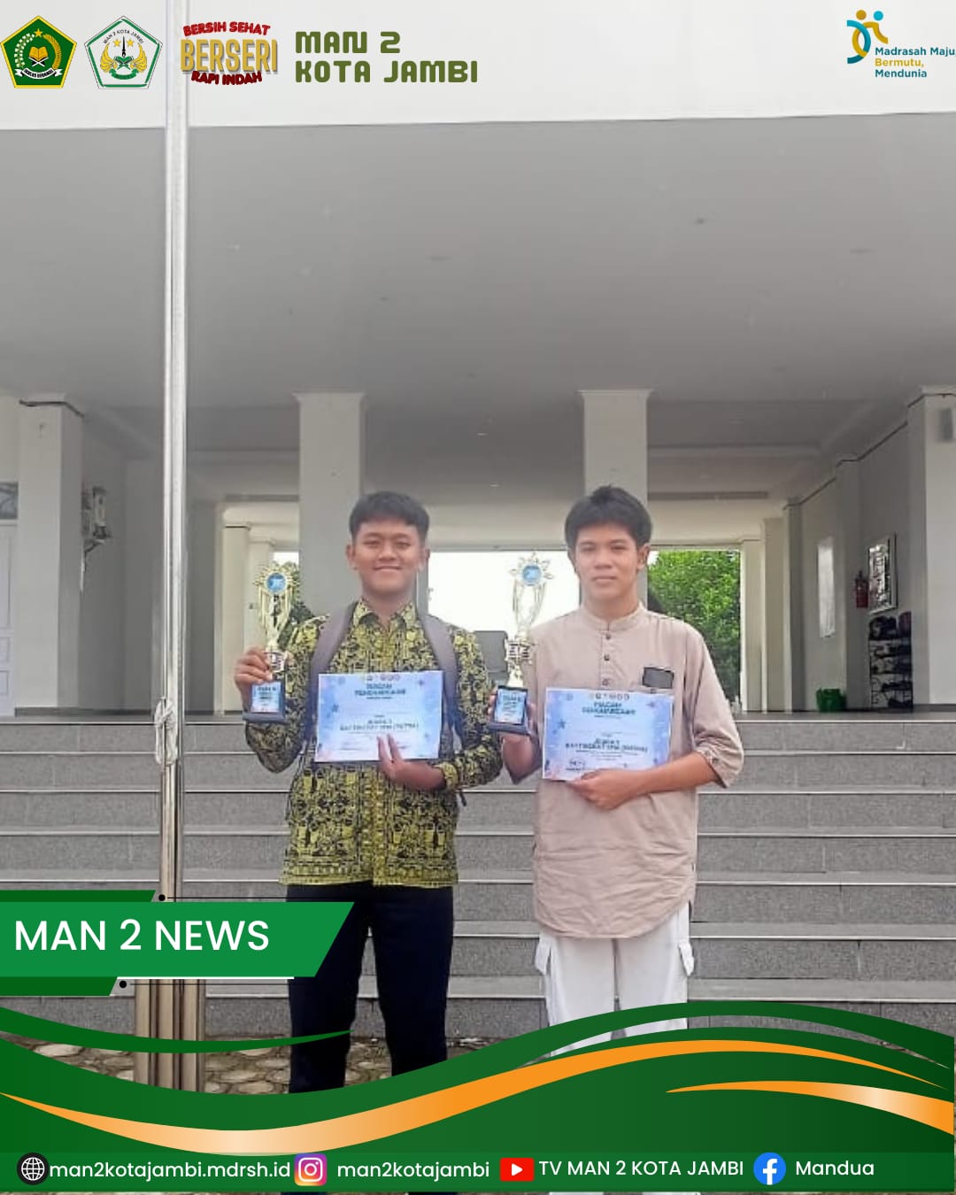 Siswa MAN 2 Kota Jambi Raih Prestasi Gemilang di NEUPHORIA II 2025