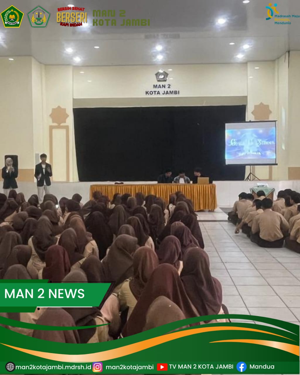 Mahasiswa Universitas Brawijaya Sosialisasi di MAN 2 Kota Jambi: Perkenalkan Kampus dan Peluang Studi