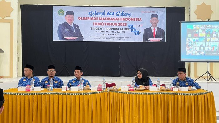 Pembukaan OMI Provinsi Jambi di MAN 2 Kota Jambi Berlangsung Meriah