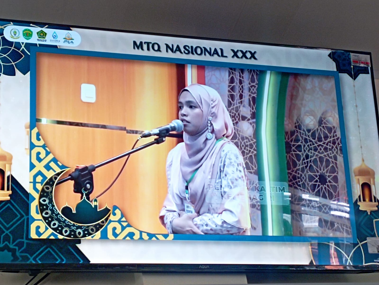 Salsabilah Siswi MAN 2 Kota Jambi Memukau Penonton di MTQ Nasional di Kalimantan Timur