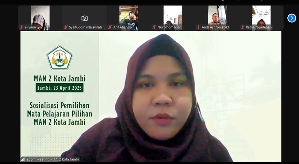 Jangan Salah Pilih! MAN 2 Kota Jambi Gelar Sosialisasi Mapel Peminatan Fase F Bersama Wali Siswa