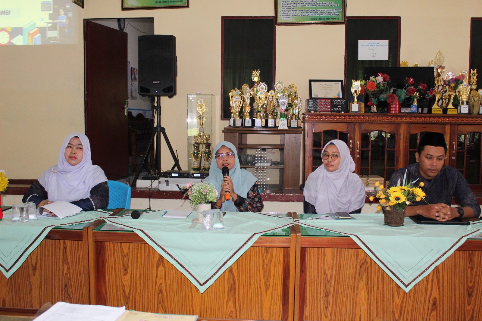 Sosialisasi P5RA di MAN 2 Kota Jambi: Wujudkan Demokrasi Pancasila melalui Pemilihan OSIM