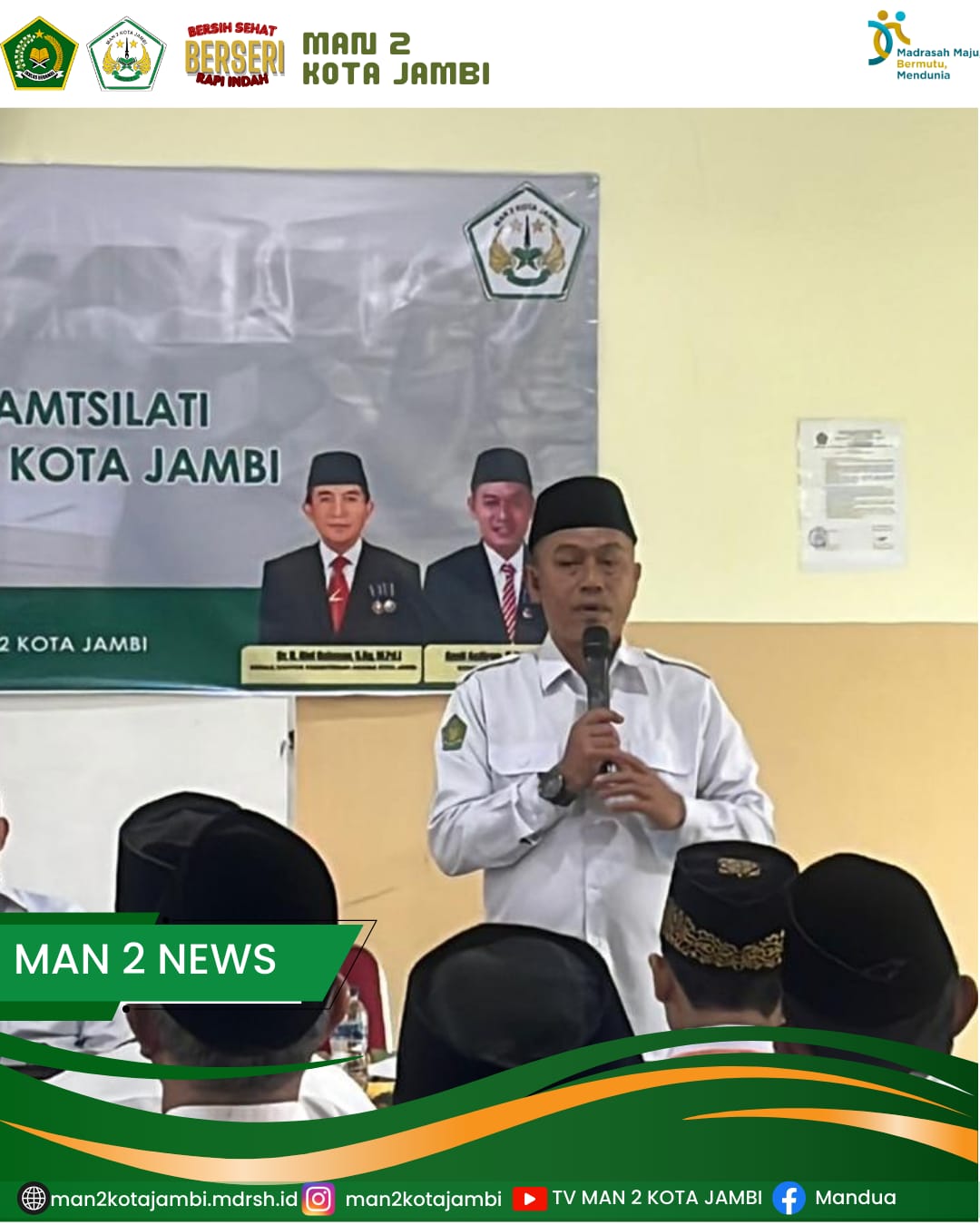 Kepala MAN 2 Kota Jambi Sambut Peserta ToT Metode Amtsilati, Tawarkan Layanan Optimal