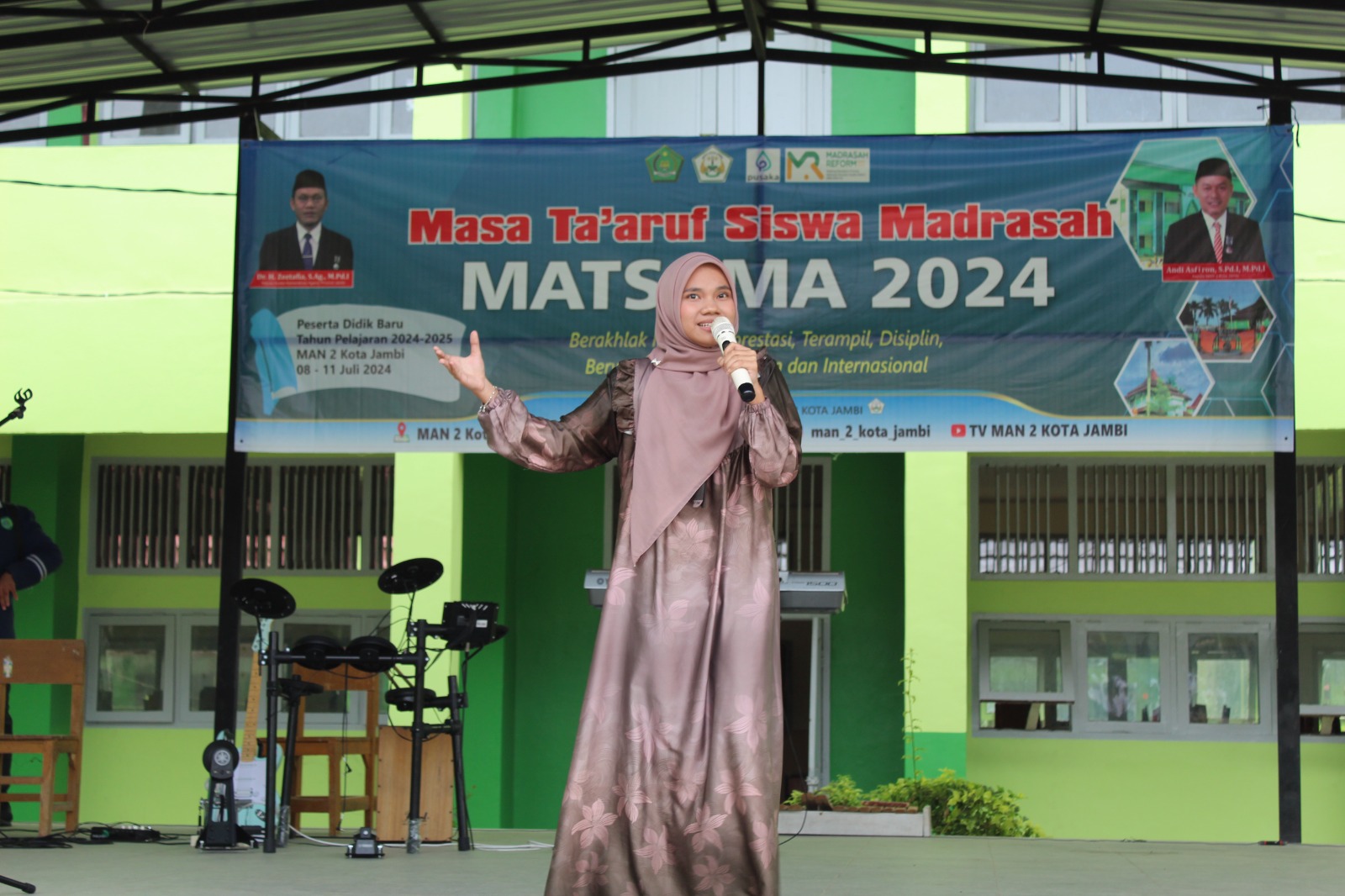 Ekskul Keagamaan Hadirkan Tausiyah Moderasi Beragama pada MATSAMA