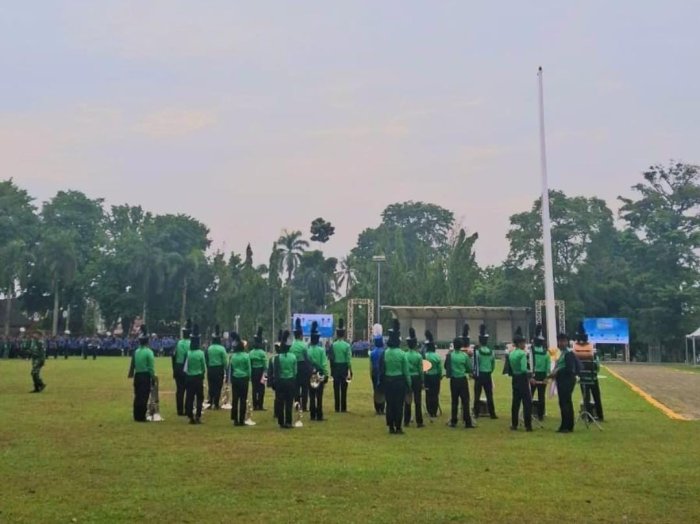 RA Shiva Almira Han Jadi Tim Korsik pada Upacara Hari Perhubungan Nasional ke-77 di Kota Jambi