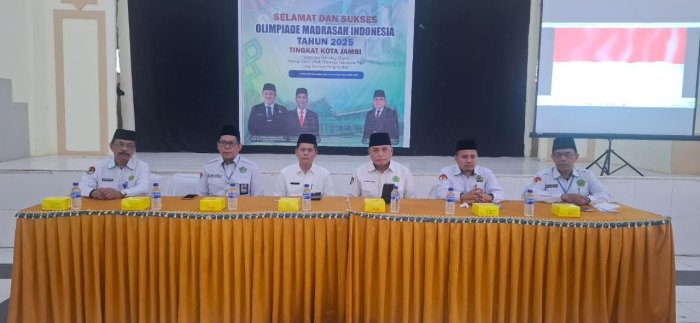 OMI Tingkat Kota Jambi 2025 Resmi Dibuka di MAN 2 Kota Jambi