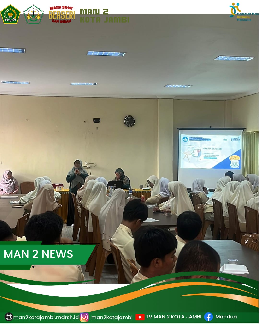 Balai Bahasa Jambi Sosialisasikan UKBI di MAN 2 Kota Jambi