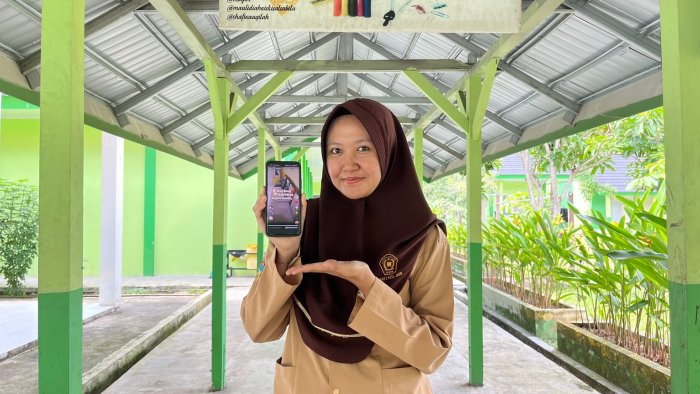 Cylla Shiffany dari MAN 2 Kota Jambi Bikin Heboh! Konten TikTok-nya Ajarkan Cara Bijak Merawat Barang