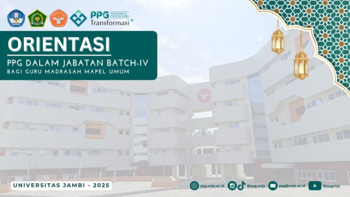 Guru MAN 2 Kota Jambi Ikuti Orientasi Daring PPG Dalam Jabatan Kemenag Batch IV