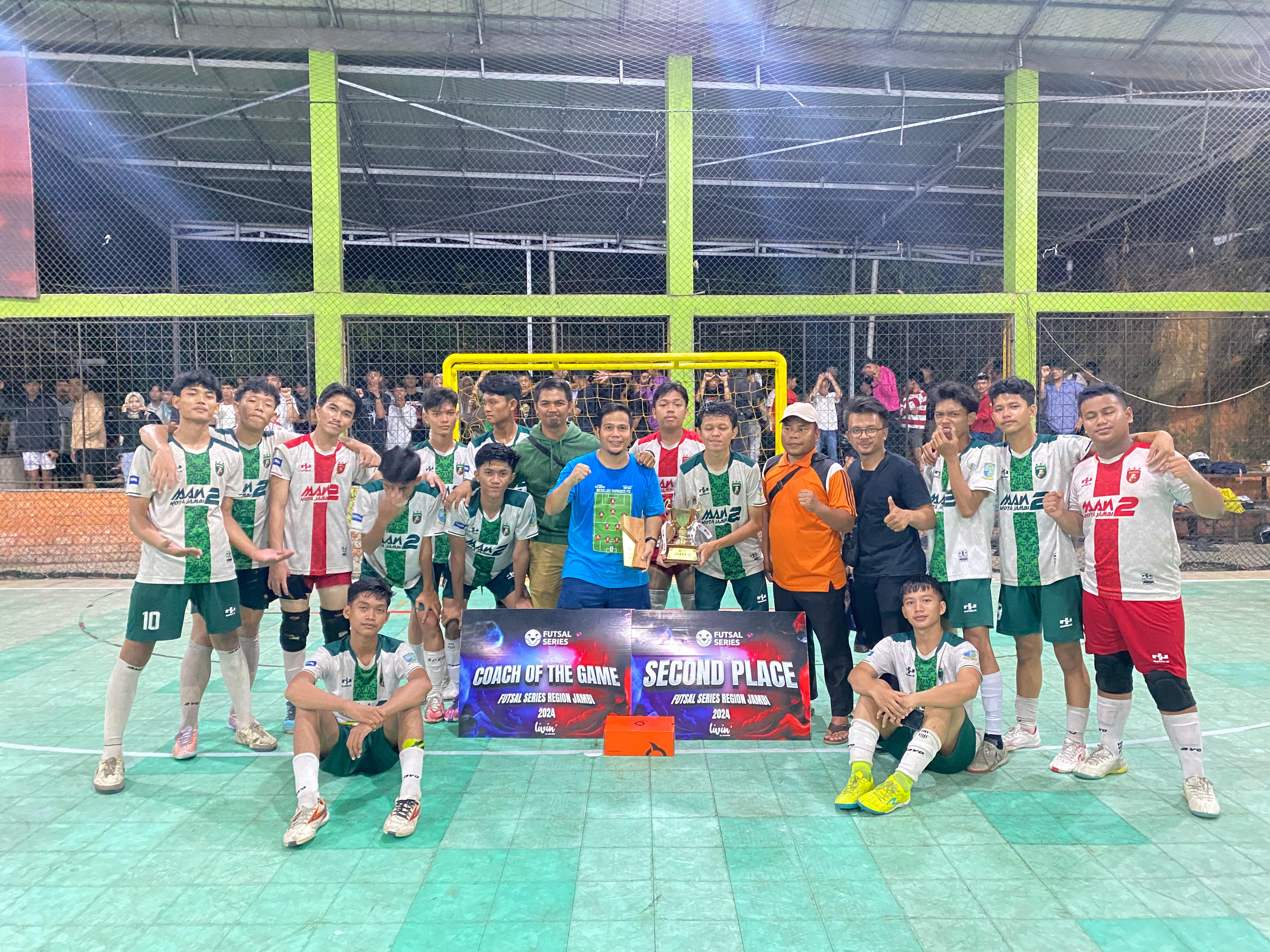 Tim Futsal MAN 2 Kota Jambi Raih Juara 2 di Futsal Series Regional Jambi