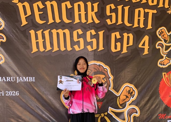 Siswi MAN 2 Kota Jambi Raih Medali Emas di Kejuaraan Nasional Pencak Silat HIMSSI GP IV 2026