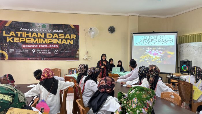 Tempa Jiwa Agamis dan Percaya Diri, LDK OSIM MAN 2 Kota Jambi Hadirkan Pembicara Inspiratif!