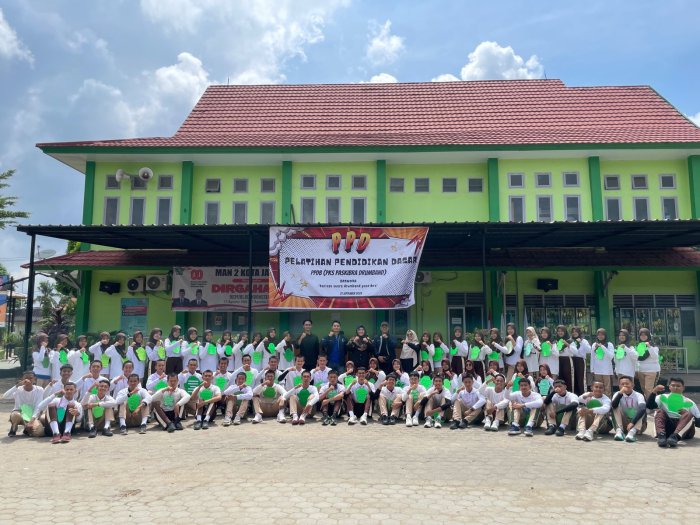 MAN 2 Kota Jambi Gelar Pelatihan Dasar PPDB Basudra Bentuk Karakter Disiplin dan Soliditas Anggota