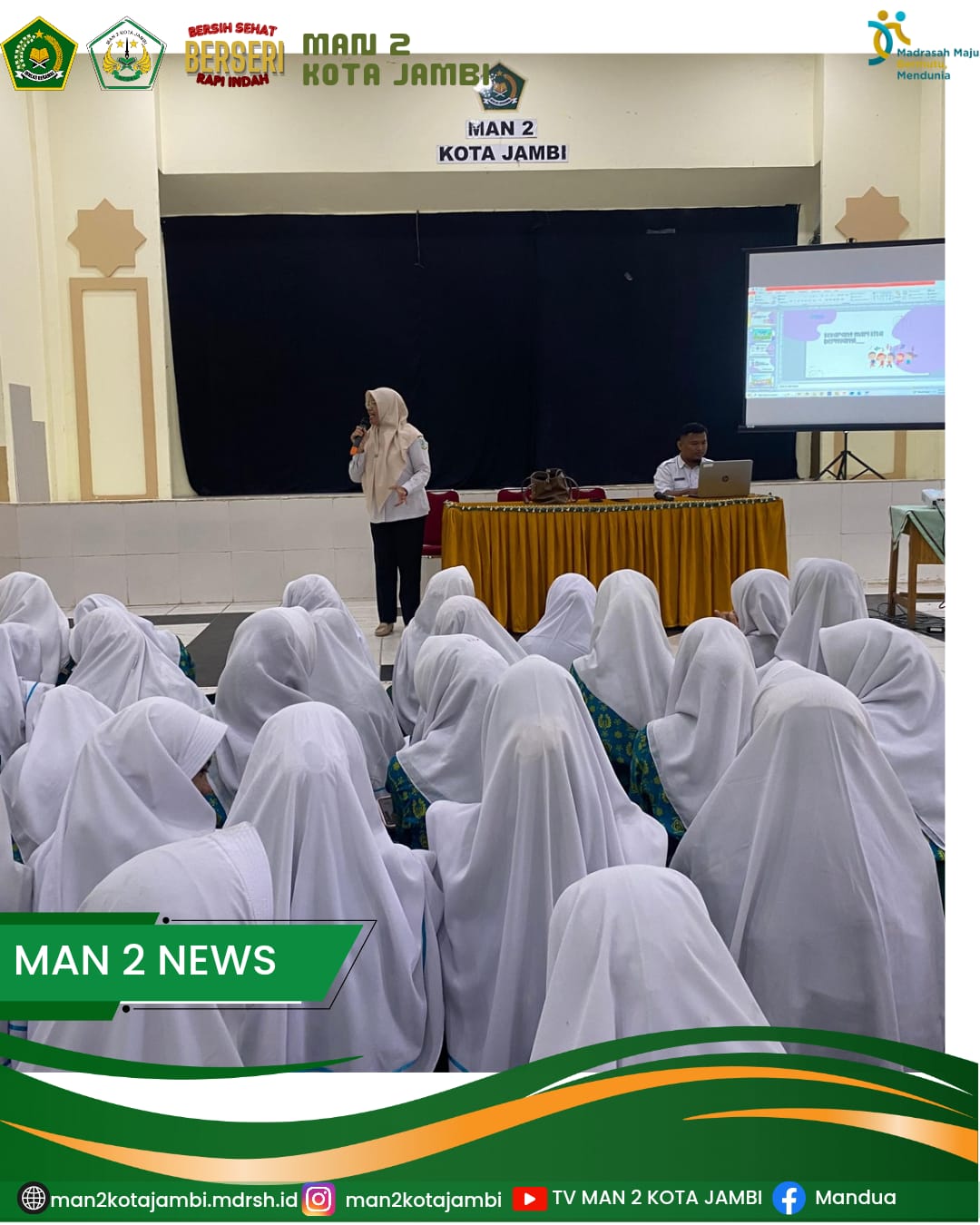 PPA Kota Jambi Isi Materi P5RA di MAN 2 Kota Jambi, Angkat Isu Bullying