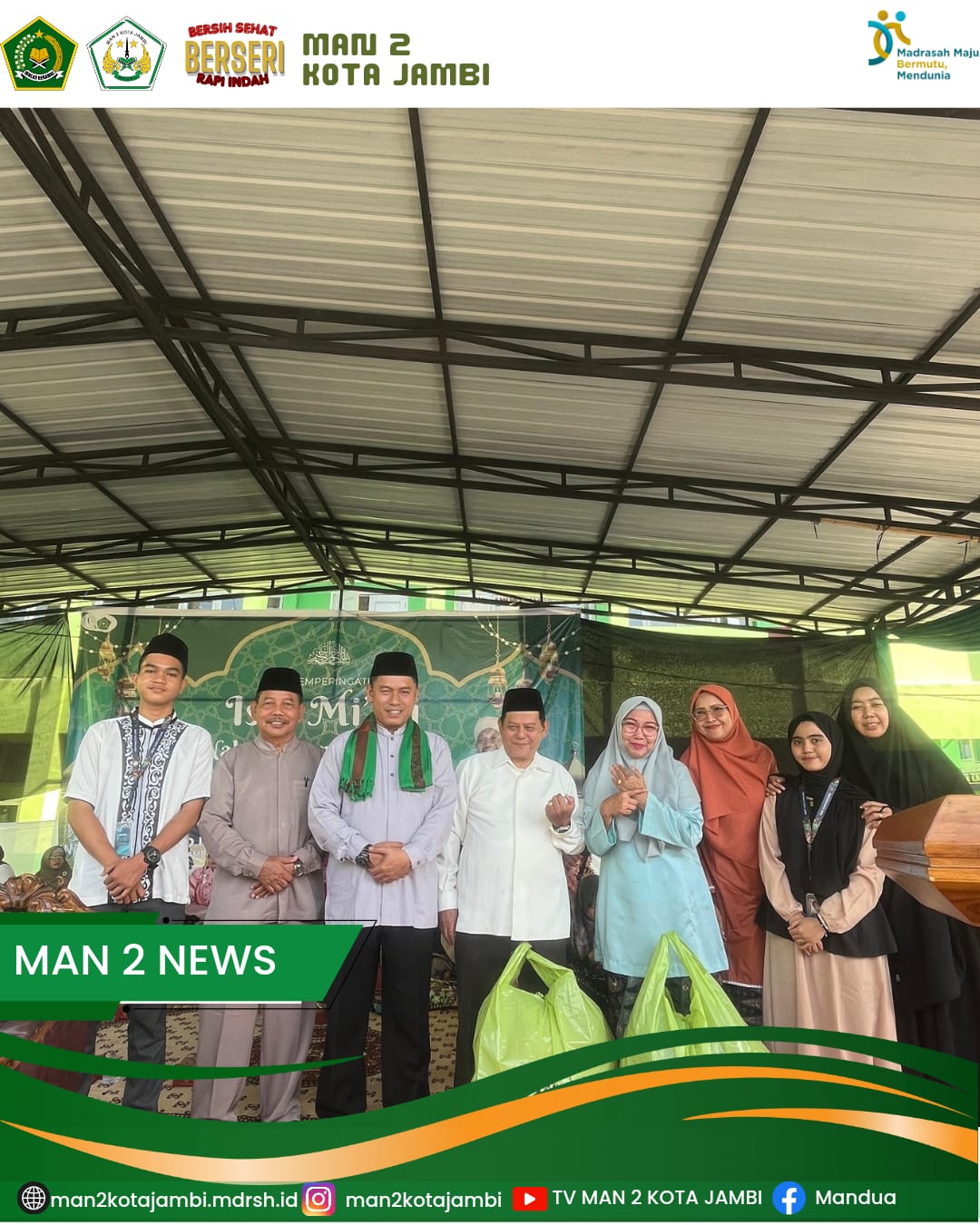 Terima Kasih atas Dedikasi, Drs. H. Muslim dan Dra. Nurnas Purnatugas dari MAN 2 Kota Jambi