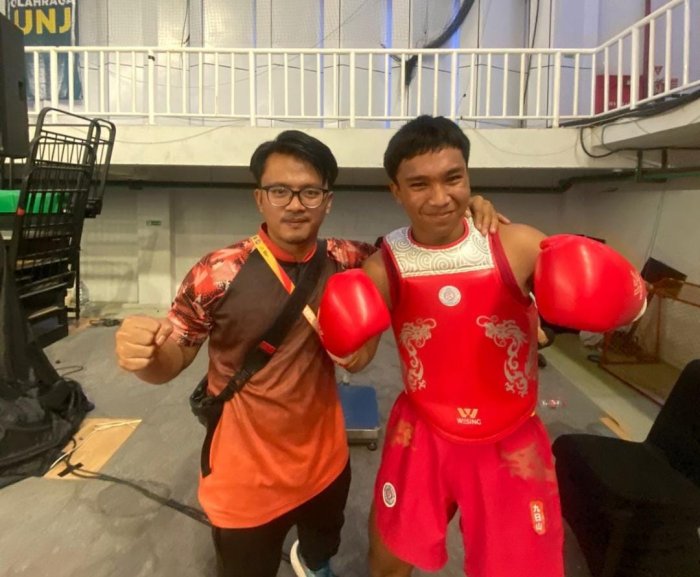 Arly Tampil Percaya Diri pada Laga Perdana Wushu POPNAS 2025 di Jakarta