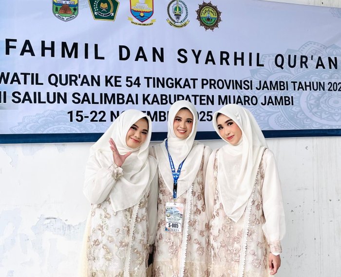 Kafilah MAN 2 Kota Jambi Wakili Tanjung Jabung Timur di MTQ Provinsi Jambi, Tampilkan Syarhil Quran yang Memikat