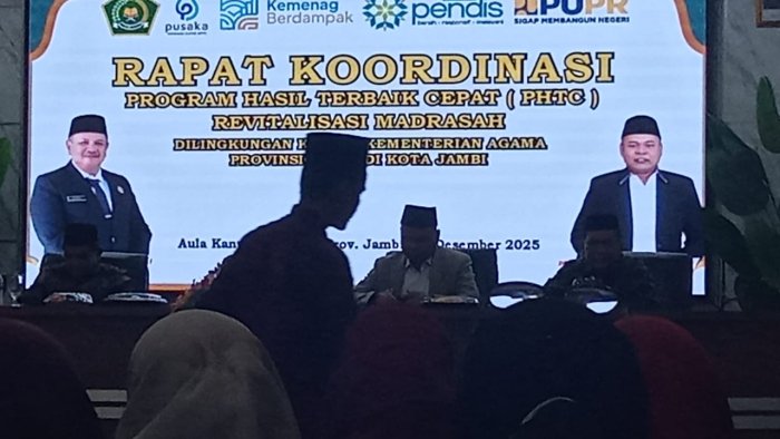Kepala MAN 2 Kota Jambi Hadiri Rakor PHTC Revitalisasi Madrasah di Kanwil Kemenag Provinsi Jambi